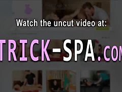 Хардкор масажа са слатком масажисткињом и њеним клијентом