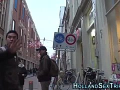 Úžasná amatérska holandská prostitútka jazdí v horúcom videu