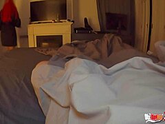 A stepmom and stepson have a wild sex session in the bedroom