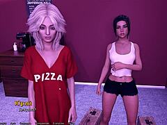 巨乳のオナニー:フルゲームプレイ