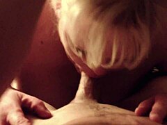 Big tits blonde Jenna Jaymes gives a deepthroat blowjob