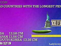 Kaki, punggung, dan badan ramping dalam 10 negara zakar terpanjang di dunia
