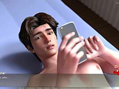 巨乳の熟女がアニメ3D PCゲームで射精を受ける