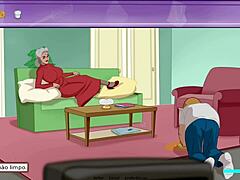 Mature mommy's big tits and ass get stretched in cartoon porn