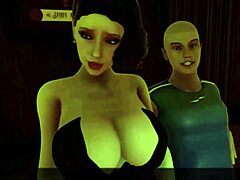 3DCG interaktívna porno hra s Milf zrelou ženou a análnym sexom