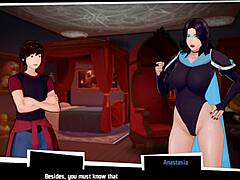 3D-spel väcker en mogen kvinnas sexuella fantasier till liv