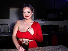Alexis's big natural tits on display in homemade Adamdangertv video