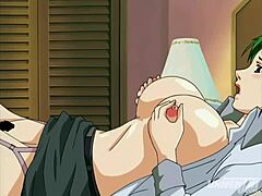 Japán animációs jelenetben a mostohafiú kielégíti érett mostohaanyja vágyait
