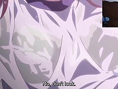 Dojrzała milfka cieszy się nieobrzezanymi dużymi kutasami w wyraźnej animacji hentai