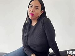 Η Fabiola, μια αποπνικτική Κολομβιανή μαμά, επιδίδεται σε μια καυτή συνεδρία 1on1