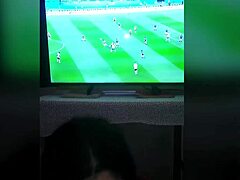 Amateur couple enjoys a game of soccer and then has sex in POV style