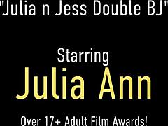 Две искусне жене, Џулија Ен и Џесика Џејмс, деле пенис и упуштају се у дубоко грло