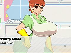 Senhoras maduras animadas em um jogo de PC com tema de Hot Dexter