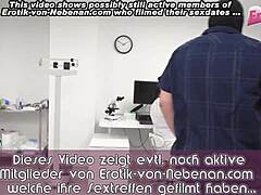 Alman doktor hastanede şişman ve çirkin bir adama sakso çekiyor