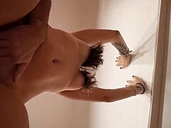 Latina MILF takes on big cock in steamy bathroom scene
