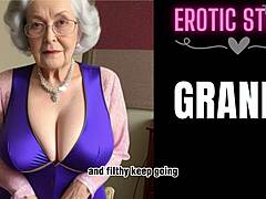 Old and young: Shy granny transforms into a seductive mature