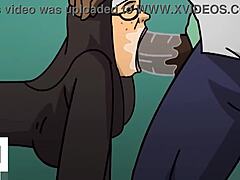 Freira madura se entrega a conversa suja e desfruta de um pau preto em um vídeo hentai de anime