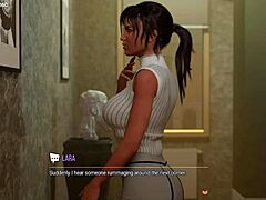 Lara Croft's steamy solo session: Wet and wild masturbation