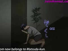 A horny and wild MILF engages in sexual acts with a young boy in anime and hentai