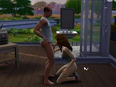 Emotional fantasy: Stranger enters our home to read the bible sims 4 parody