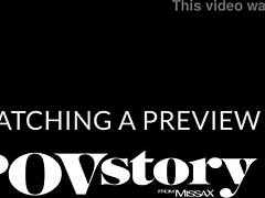 Apovstory - Initiation pt 2 のビデオでは,大きなお尻と毛むく茂みが撮影されています