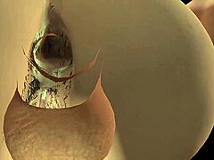 Le dernier jeu vidéo de Virt a Mates présente une milf chaude habillée en demoiselle de neige recevant une profonde anal d'un jeune homme