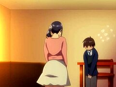 Prsatá anime milf je šuká mladý chlapec