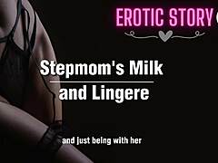 Erotische audio van stiefmoeder die melkt en blijft hangen