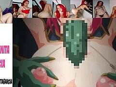 Redhead dan pantat fuck dalam Kingdoms steamiest hentai video
