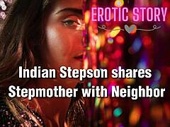 Styvson och granne utforskar sexuell tabu i indisk porr